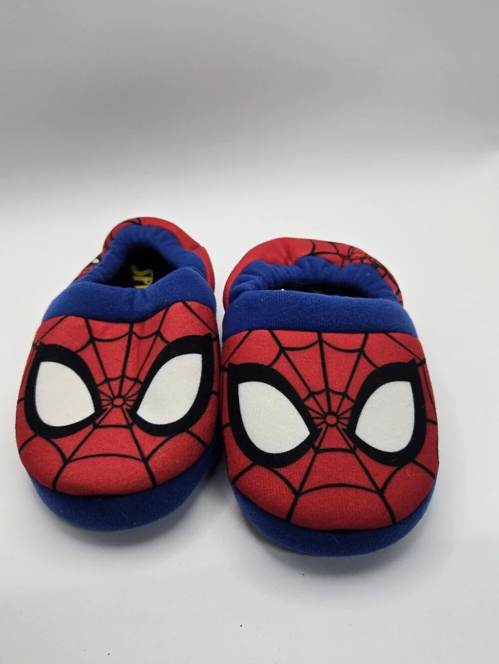 Spiderman Slippers Toddler Size 9/10 Used Good Condition
